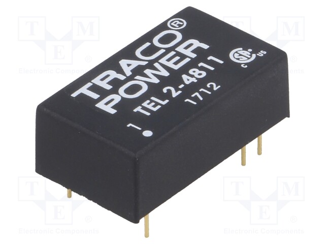 Converter: DC/DC; 2W; Uin: 36÷75V; Uout: 5VDC; Iout: 400mA; DIP16