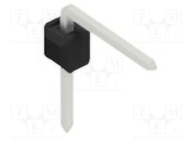 Connector: pin strips; pin header; male; PIN: 1; 2.54mm; THT; 1x1