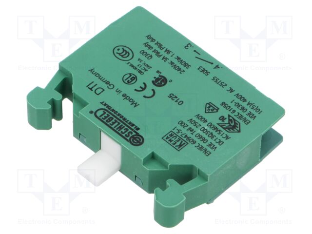 Contact block; -40÷70°C; IP20; Contacts: NO; 6mm