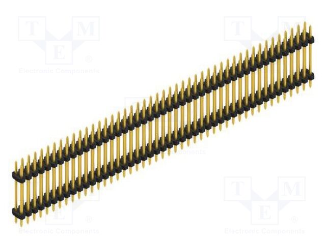 Connector: pin strips; pin header; male; PIN: 92; 2mm; THT; 2x46