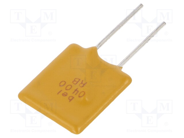 Fuse: PTC polymer; 4A