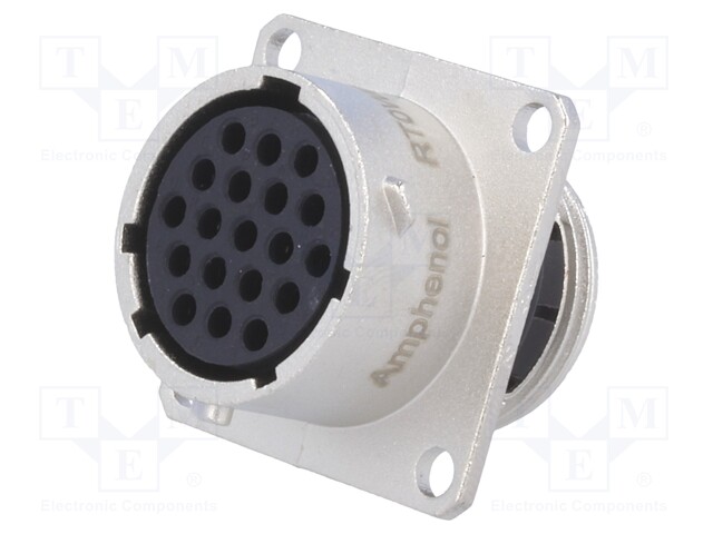 Connector: circular; Series: RT360; socket; female; PIN: 19; IP67
