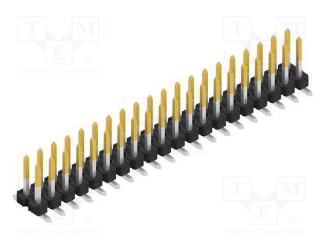 Connector: pin strips; pin header; male; PIN: 40; 2.54mm; SMT; 2x20
