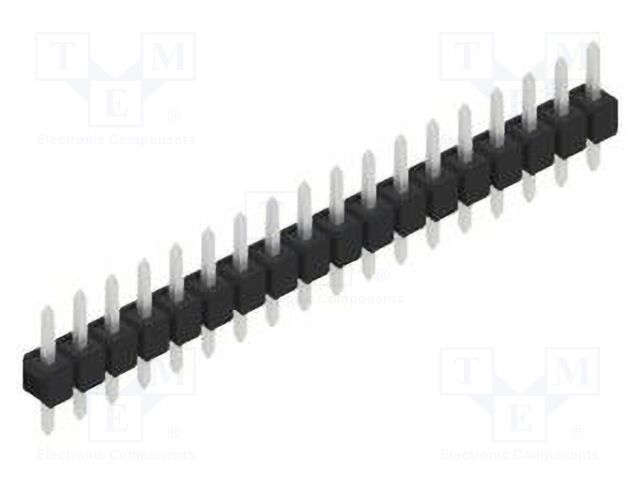 Connector: pin strips; pin header; male; PIN: 18; 2.54mm; THT; 1x18