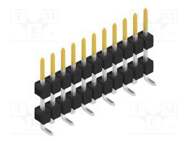 Connector: pin strips; pin header; male; PIN: 11; 2.54mm; SMT; 1x11
