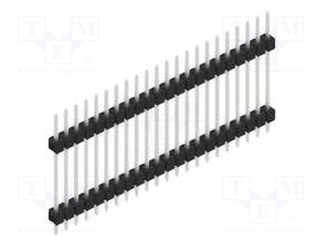 Connector: pin strips; pin header; male; PIN: 22; 2.54mm; THT; 1x22