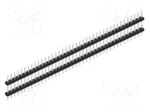 Connector: pin strips; pin header; male; PIN: 40; 2mm; THT; 1x40