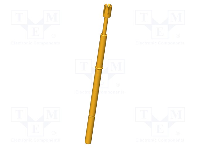 Test needle; Operational spring compression: 4mm; 8A; Ø: 2mm