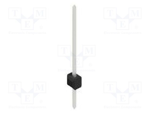 Connector: pin strips; pin header; male; PIN: 1; 2.54mm; THT; 1x1