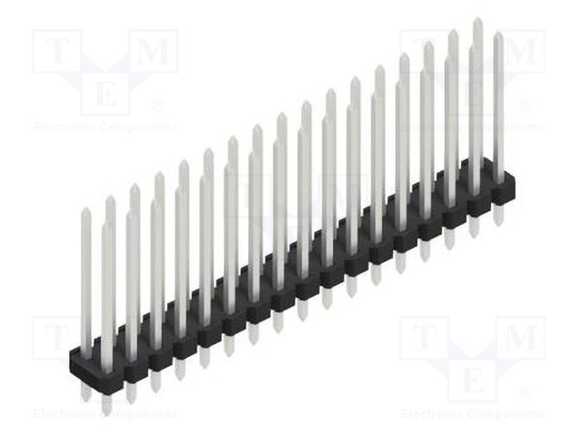 Connector: pin strips; pin header; male; PIN: 34; 2.54mm; THT; 2x17