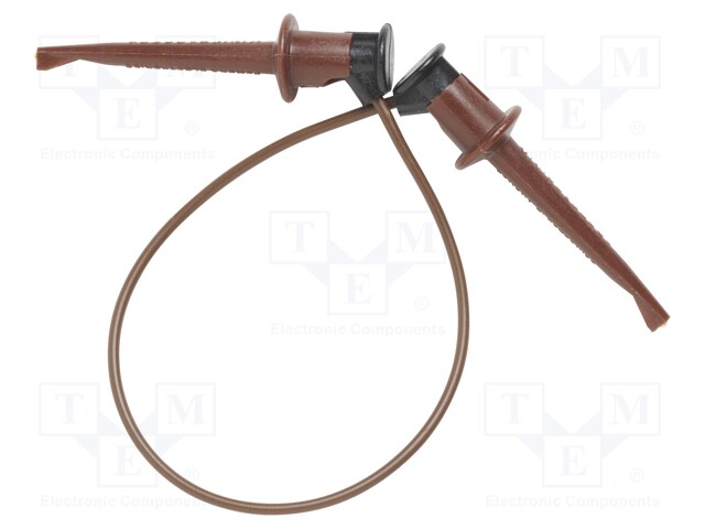 Test lead; 60VDC; 30VAC; 5A; Len: 1.219m; brown; Insulation: nylon