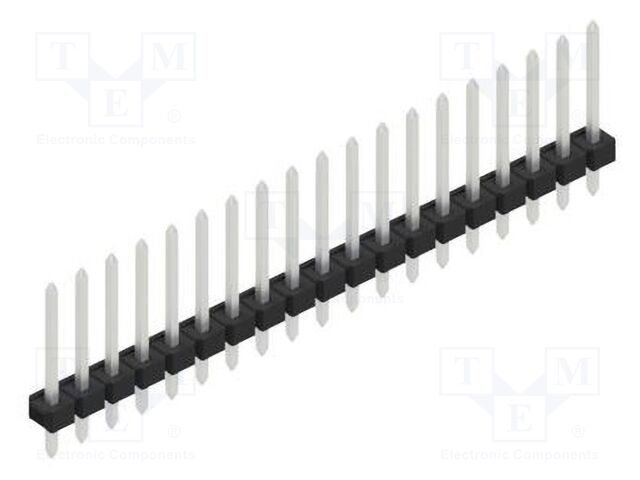 Connector: pin strips; pin header; male; PIN: 19; 2.54mm; THT; 1x19