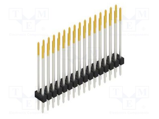 Connector: pin strips; pin header; male; PIN: 32; 2.54mm; THT; 2x16