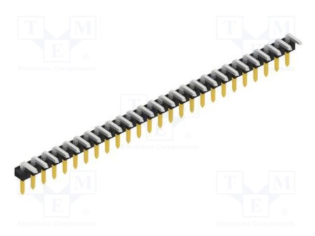 Connector: pin strips; pin header; male; PIN: 26; 2.54mm; THT; 1x26