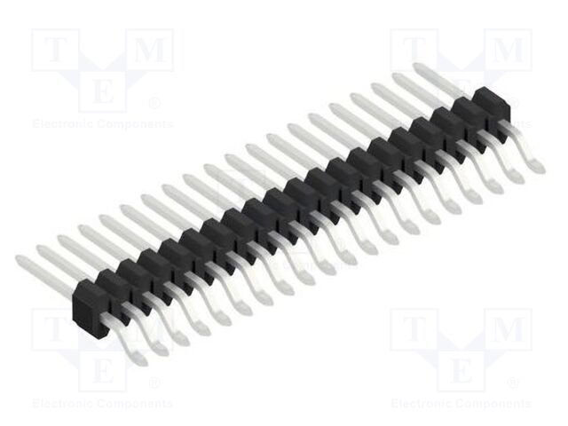 Connector: pin strips; pin header; male; PIN: 20; 1.27mm; SMT; 1x20