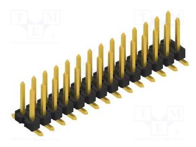 Connector: pin strips; pin header; male; PIN: 28; 2.54mm; SMT; 2x14