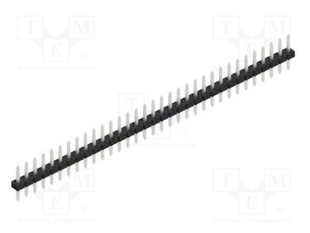 Connector: pin strips; pin header; male; PIN: 33; 2mm; THT; 1x33