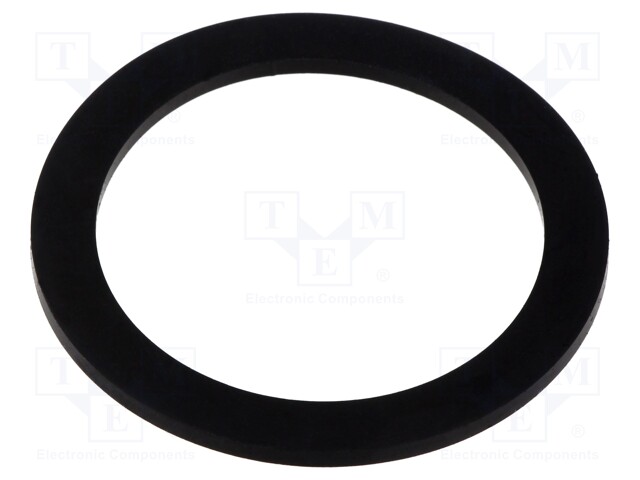 Gasket; NBR rubber; Thk: 2mm; Øint: 41.4mm; NPT1/4"; black