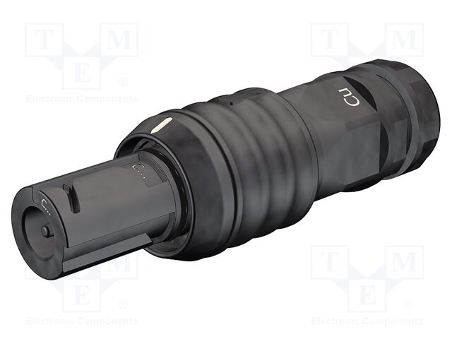 Connector: AC supply; crimped; male; 21BV; 1000A; 1kVAC; PIN: 1; PA