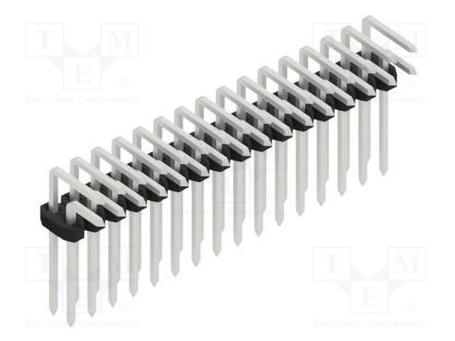 Connector: pin strips; pin header; male; PIN: 32; 2mm; THT; 2x16