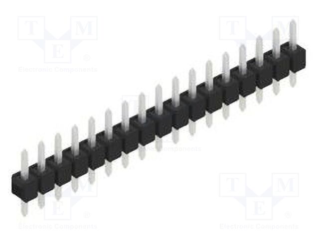 Connector: pin strips; pin header; male; PIN: 17; 2.54mm; THT; 1x17