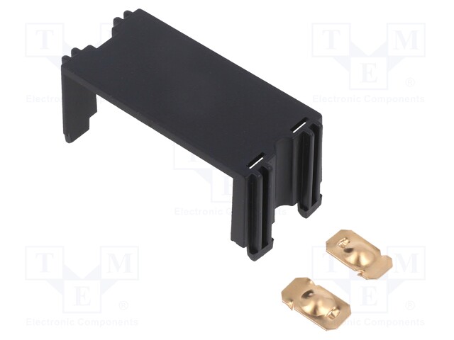 Battery divider; W: 25.8mm; L: 55.7mm; black