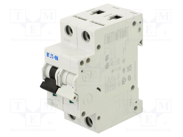 Circuit breaker; 230/400VAC; Inom: 4A; Poles: 1+N; DIN; Charact: B