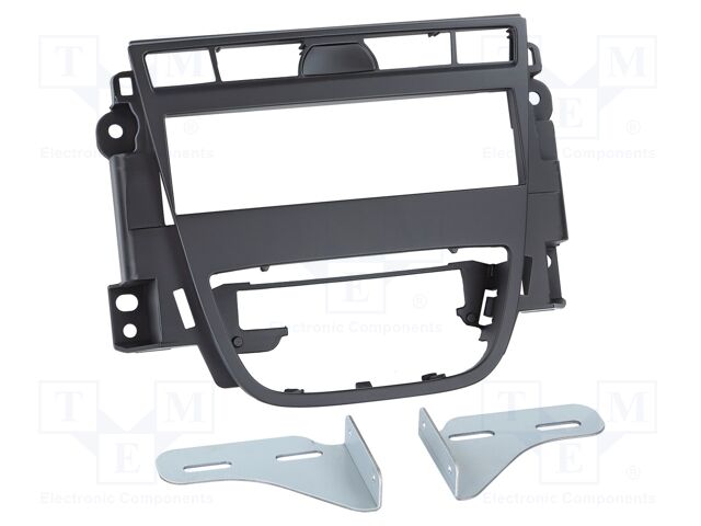 Radio frame; Opel; 1 DIN; black