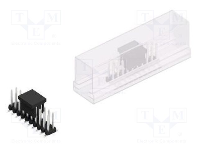 Connector: pin strips; pin header; male; PIN: 20; 2mm; SMT; 2x10