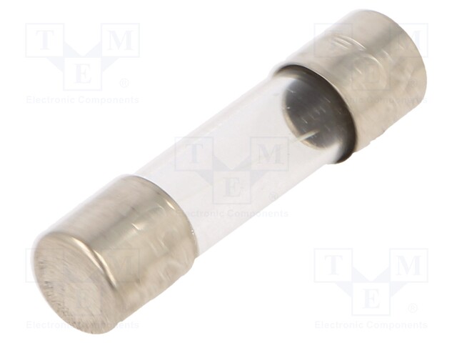 Fuse: fuse; 6A; 125/250VAC; automotive,glass; 6.35x25.4mm