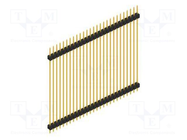 Connector: pin strips; pin header; male; PIN: 27; 2.54mm; THT; 1x27