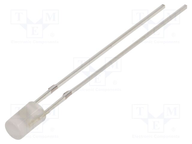 LED; red; 3mm; 100mcd; 140°; Front: flat; 2.1÷2.6VDC; No.of term: 2