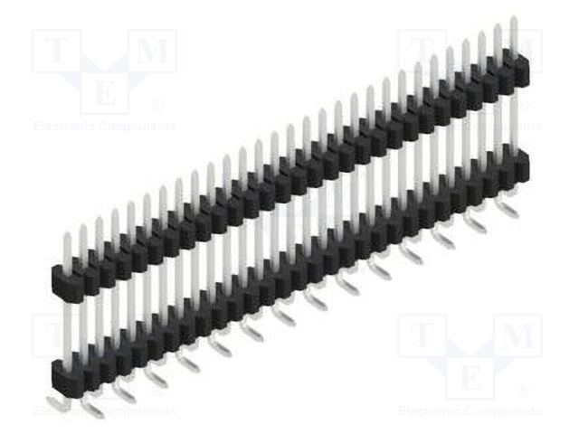 Connector: pin strips; pin header; male; PIN: 29; 1.27mm; SMT; 1x29