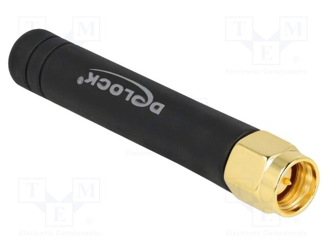 Antenna; LoRa,LPWAN,inner; black; SMA; screw-in; male; 25W; 50Ω