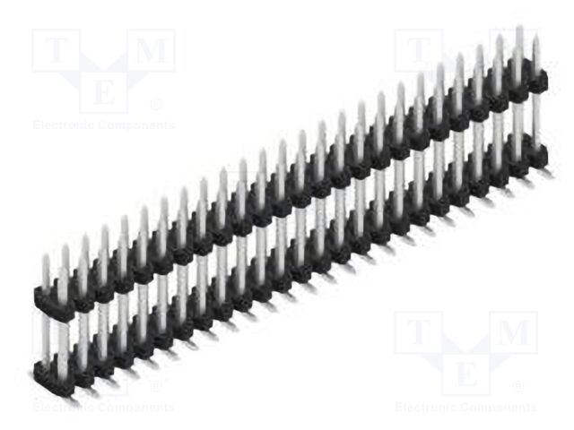 Connector: pin strips; pin header; male; PIN: 50; 2mm; SMT; 2x25