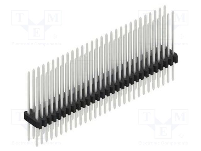 Connector: pin strips; pin header; male; PIN: 58; 1.27mm; THT; 2x29