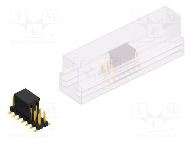 Connector: pin strips; pin header; male; PIN: 14; 2.54mm; SMT; 2x7