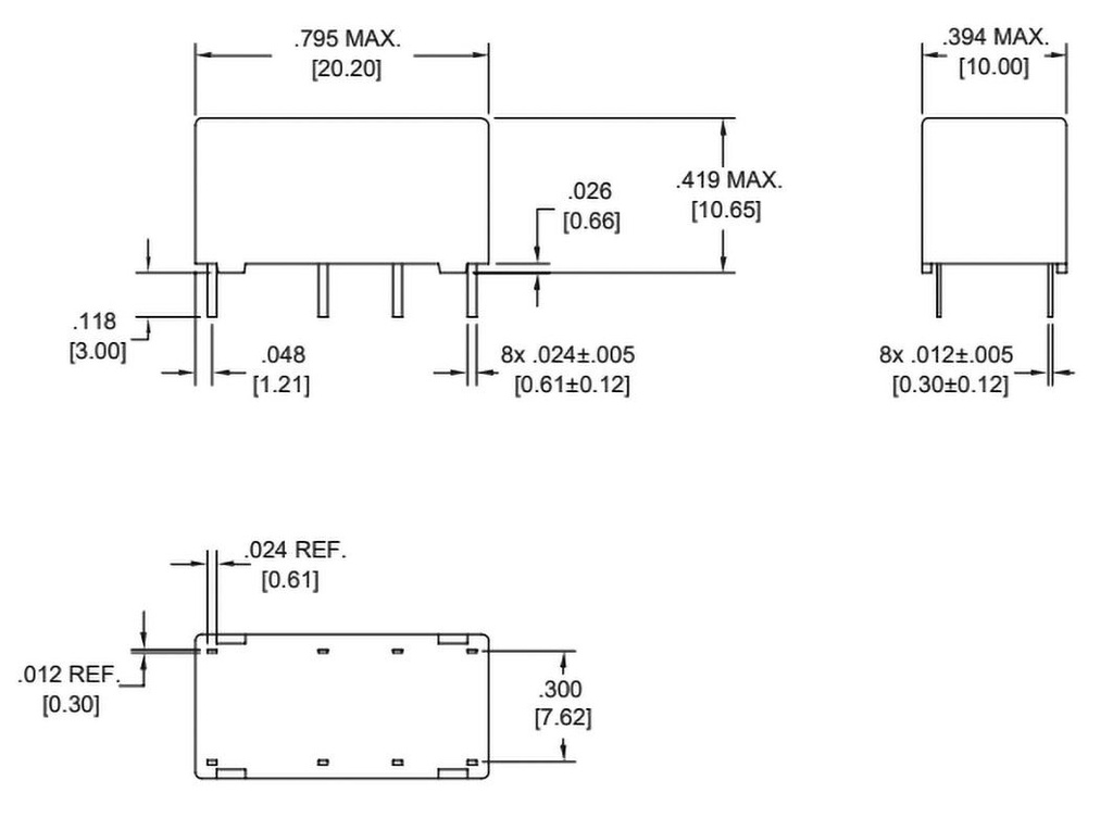 Relay: electromagnetic; DPDT; Ucoil: 24VDC; 1A/120VAC; 2A/30VDC; 3A