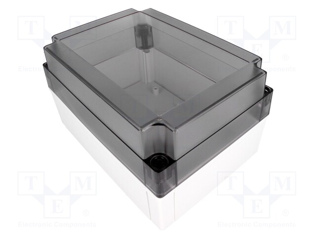 Enclosure: multipurpose; X: 130mm; Y: 180mm; Z: 100mm; MNX; grey; IK08