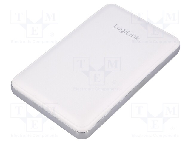 Re-battery: powerbank; 8000mAh; 2A; Out: USB; Colour: white; 5VDC