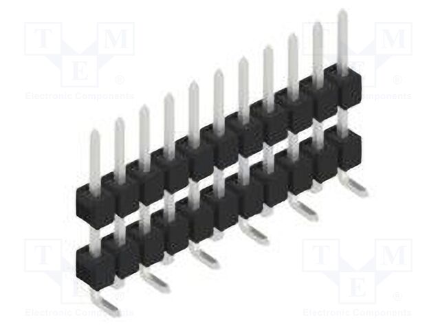 Connector: pin strips; pin header; male; PIN: 11; 2.54mm; SMT; 1x11