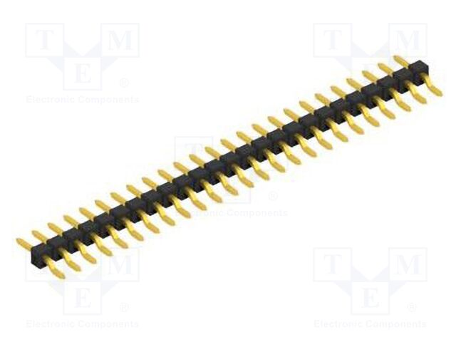 Connector: pin strips; pin header; male; PIN: 25; 2.54mm; SMT; 1x25
