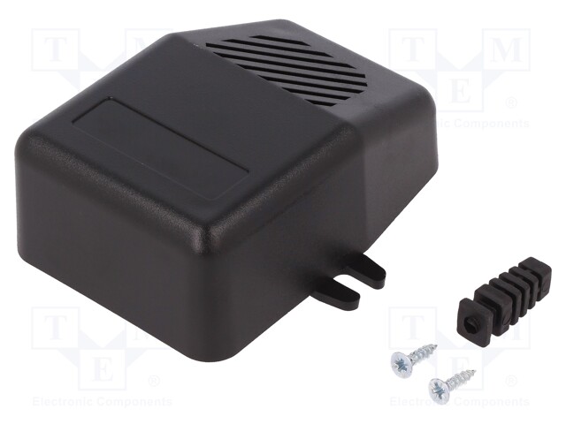 Enclosure: for power supplies; with fixing lugs; X: 60mm; Y: 85mm