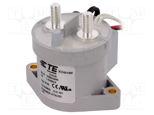 Relay: electromagnetic; SPST-NO; Ucoil: 24VDC; 500A; Series: EV200