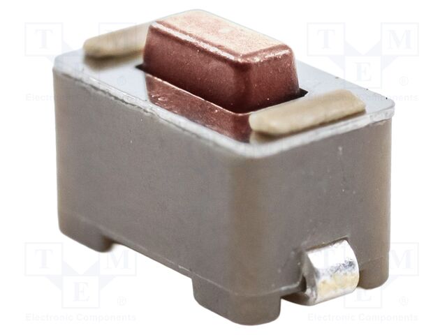 Microswitch TACT; SPST-NO; Pos: 2; 0.05A/12VDC; SMT; 1.27N; 4.3mm