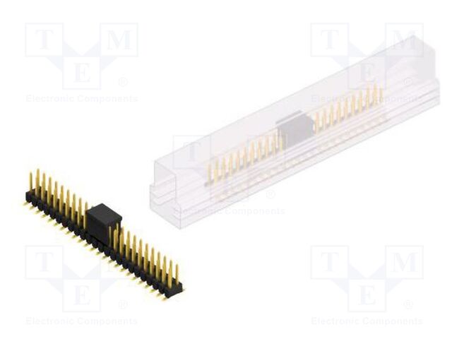 Connector: pin strips; pin header; male; PIN: 48; 2.54mm; SMT; 2x24