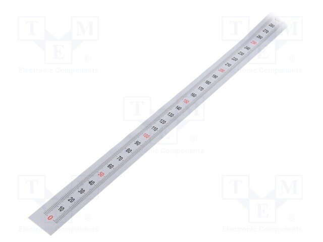 Ruler; figures vertically arranged,self-adhesive; W: 11mm