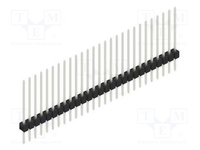Connector: pin strips; pin header; male; PIN: 27; 2.54mm; THT; 1x27