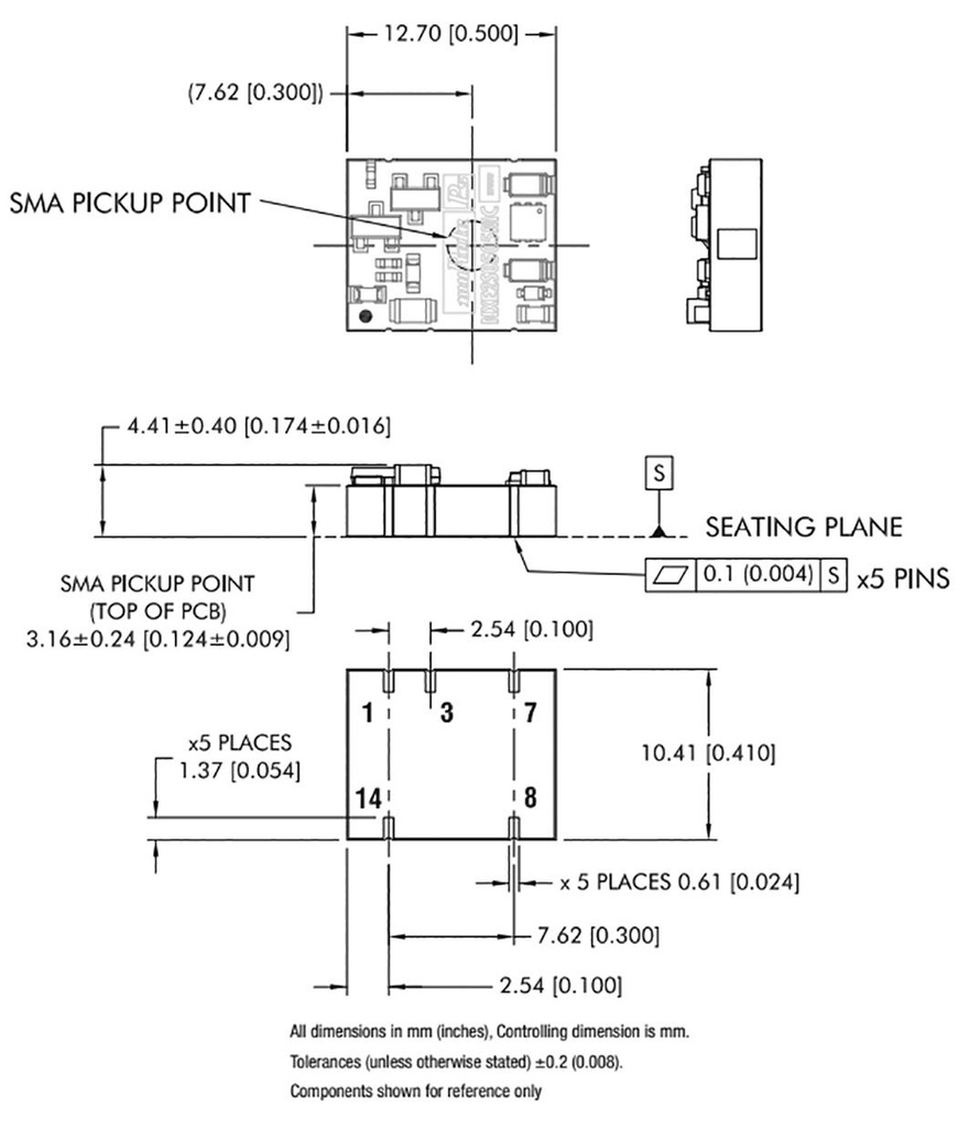 Converter: DC/DC; 2W; Uin: 10.8÷13.2V; Uout: 12VDC; Iout: 167mA; SMD
