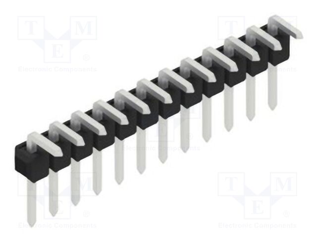 Connector: pin strips; pin header; male; PIN: 12; 2.54mm; THT; 1x12